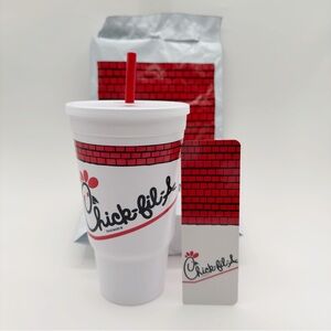 Chick-Fil-A 1967 Classic Cup Retro Reusable Tumbler With Straw Retro Chickfila